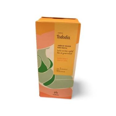 Imagem de Sabonete Natura todo dia- Manga rosa e água de coco-caixa 5 unidades -