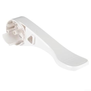Imagem de In-Line Toilet Pedal Camper Boats - White Plastic Flush Type Replacement Part, Easy to Install, Wear-Resistant