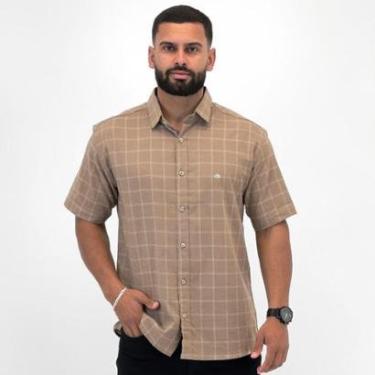 Imagem de Camisa Dixie Regular Xadrez Manga Curta Masculina-Masculino