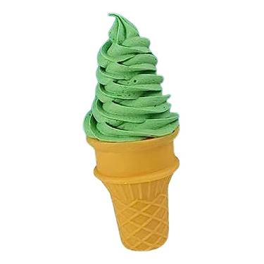 Imagem de Wswqop Casquinha de Sorvete, Modelo de Sorvete Artificial, Decoração de Bolo, Jogo de Faz de Conta, Brinquedo Comestível, Modelo de Sorvete de Simulação para, VERDE, Tamanho real