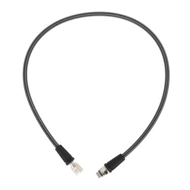 Imagem de Mangueira de alta pressão para mergulho, 80cm, trança de fibra de carbono, flexível, medidor de pressão de mergulho para regulador BCD, equipamento de mergulho subaquático