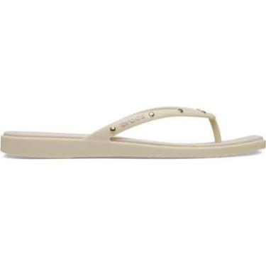 Imagem de Chinelo Crocs Miami Studded Flip Almond Tint-Feminino