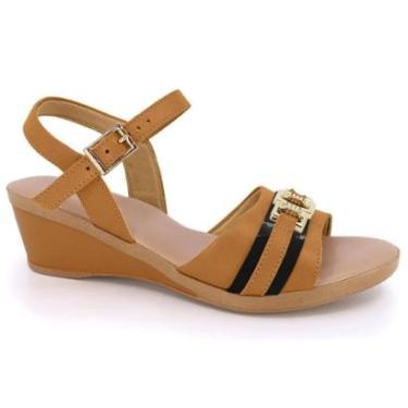 Imagem de Sandália Feminina Anabela Tan Usaflex MM0904-Feminino