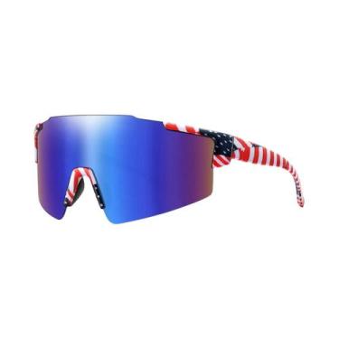 Imagem de Óculos De Sol Unissex UV400 Para Ciclismo, Armação Grande, 5 Cores, Óc