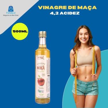 Imagem de Vinagre De Maçã (Orgânico) (4,2% de Acidez) - Fazenda São Roque 500ML,