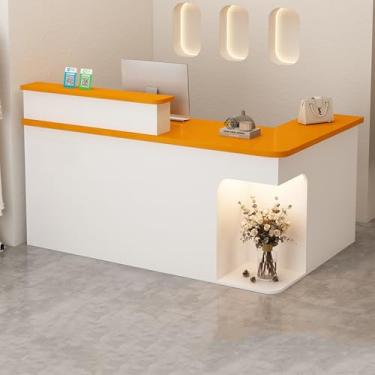 Imagem de Mesa de recepção, recepção, recepção pequena, balcão de loja, mesa de recepção em forma de L, balcão de caixa, balcão de recepção, mesa de recepção de salão, mesa de recepção em pé, mesa de recepção