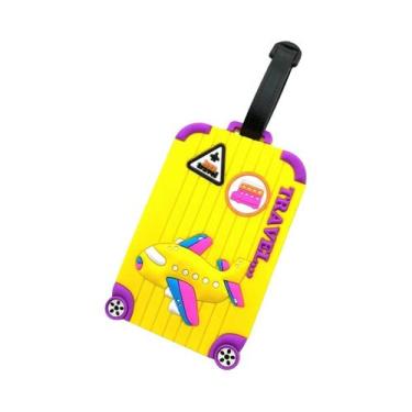 Imagem de Etiqueta De Bagagem De Borracha Macia PVC Com Desenho De Anime, Tag De