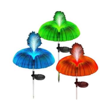 Imagem de Luzes Solares De Água-Viva À Prova d'Água Com 7 Cores Mutáveis Para De