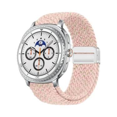 Imagem de Pulseira Magnética De Nylon Trançado Solo Loop De 40mm 44mm 46mm Para 