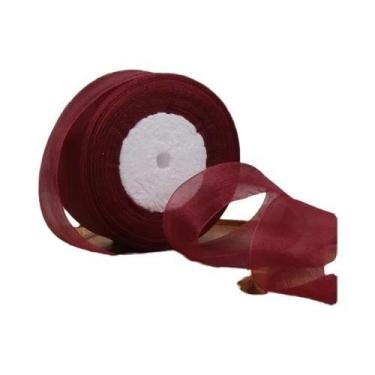 Imagem de Fita De Organza 50 Jardas 12-40mm Para Embalagem De Presentes, Casamen