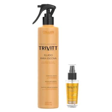 Imagem de Kit Fluido Para Escova + Reparador De Pontas  Trivitt