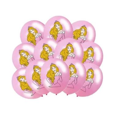 Imagem de Balões De Látex Da Princesa Branca De Neve De 12 Polegadas, 12 Peças, 