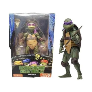Imagem de Boneco Articulado Neca Tartarugas Ninja Versão Filme 1990 De 7 Polegad