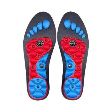 Imagem de Palmilha Magnética Absorvente De Impacto Para Massagem Em Pontos De Ac