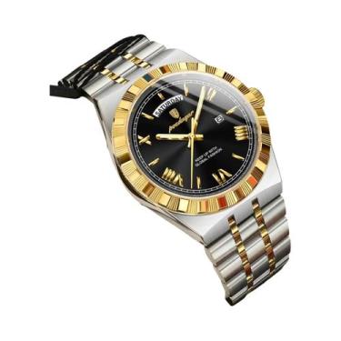 Imagem de Relógio De Pulso Masculino POEDAGAR De Quartzo Em Aço Inoxidável Lumin