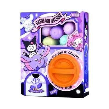 Imagem de Máquina De Ovos Surpresa Hello Kitty Kuromi, Brinquedo De Descompressã