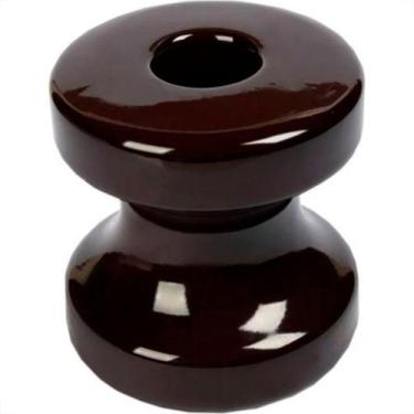 Imagem de Roldana Porcelana Morumbi Para Pres-Bow 4328 - Kit C/10, Marrom