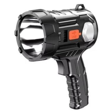 Imagem de Lanterna Holofote Solar 4 em 1  Potente LED Profissional com 3 Lentes 