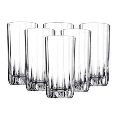 Imagem de Jogo de 06 Copos de Vidro GRANDE Resistentes Veneza 320ml Havan Casa 6