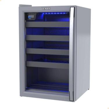 Imagem de Adega Venax Piubella Cave Cinza Porta Invertida 100 Litros 220v 19927