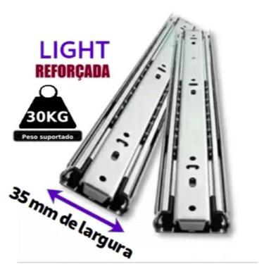 Imagem de Corrediça Telescópica 25CM/30CM/35CM/40CM/45CM/50CM trilho de gaveta L