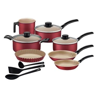 Imagem de Jogo de Panelas e Utensílios Turim 10 Peças Tramontina