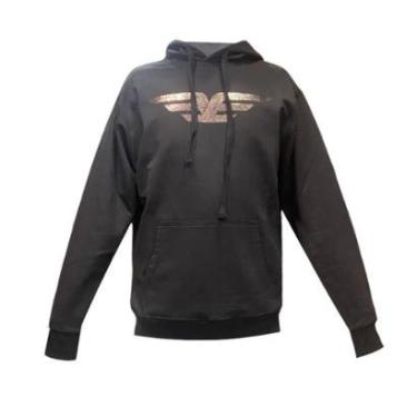 Imagem de Moletom Ellus Easa Duplo Foil Capuz Preto-Masculino