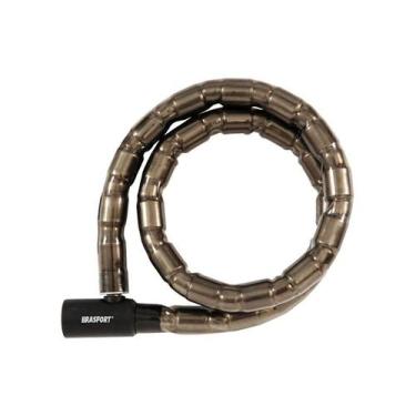 Imagem de Cadeado Moto 120Cmx22Mm Chave Braft