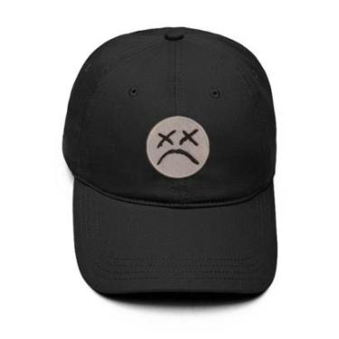 Imagem de Boné Aba Curva Regulável Strapback Emoji Triste-Masculino