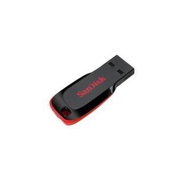 Imagem de Pen Drive 64GB SanDisk Cruzer Blade, USB 2.0, Preto - SDCZ50-064G-B35