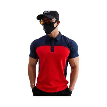 Imagem de Camiseta Esportiva Slim Fit plus Size Masculina Para Academia, Corrida