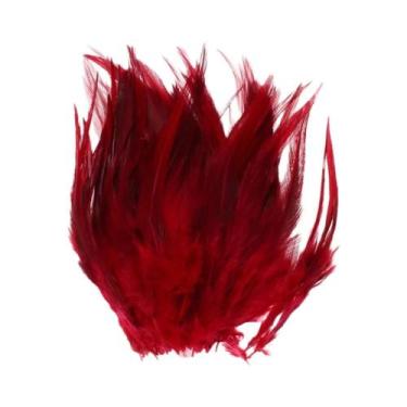 Imagem de Penas Coloridas De Hackle De Galo (50 Peças) Para Moscas De Truta, Sal