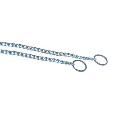 Imagem de corrente lixada para bolsas - artesanato com fecho Cor:Prata com argol