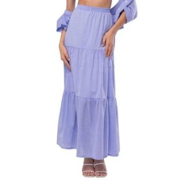 Imagem de Saia Midi Sawary Mare - 279720 - P-Feminino