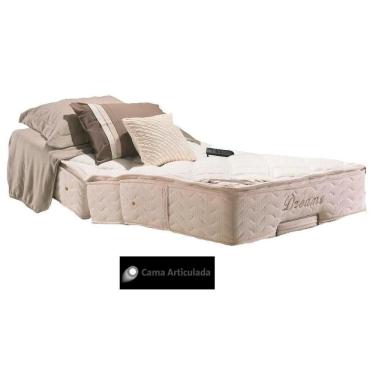 Imagem de Colchão Twin Size Molas Ensacadas Masterpocket MH 1430 Dreams 100x200cm D30 Com Massagem Herval