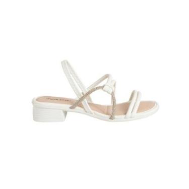 Imagem de Sandália Infantil Pink Cats Menina Salto Baixo-Feminino