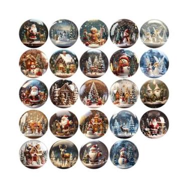 Imagem de Adesivos De Transferência UV DTF Para Enfeites De Globo De Neve De Nat