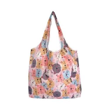 Imagem de Bolsa De Compras Dobrável Ecológica De Grande Capacidade Reutilizável 