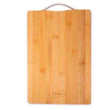 Imagem de Tábua De Cortar Carne Em Bambu Com Alça Multiuso De Corte Para Cozinha