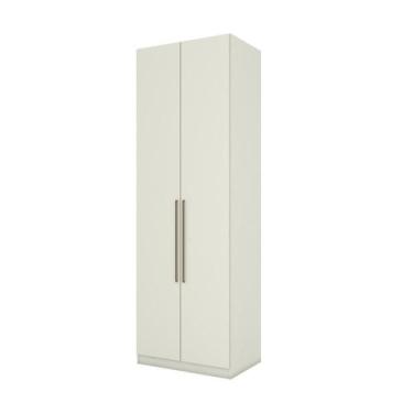 Imagem de Guarda Roupa 2 Portas Cabideiro New Predileto MC08 Areia HP - Henn