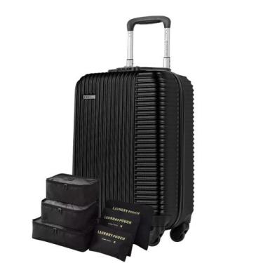 Imagem de Mala de Viagem Bordo 10kg em ABS, Cadeado, Aprovada ANAC, Original Ses