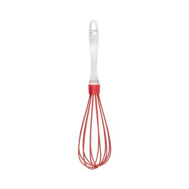 Imagem de Fuet em Silicone com Cabo Acrilico para Preparo de Massas com Gancho para Cozinha Verme...