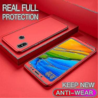 Imagem de Capa de telefone 360 com capa completa para Redmi Note 7/6/6A/5/5A/4/4