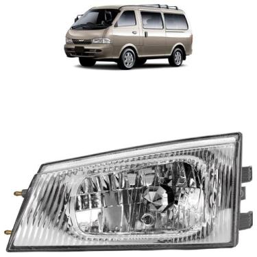 Imagem de Farol Dianteiro Besta Gs 1998 1999 2000 2001 2002 2003 2004 Máscara Cr