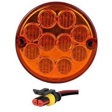 Imagem de KIT Lanterna Traseira Ônibus Caminhão Carreta 96mm 10 Led - SILO