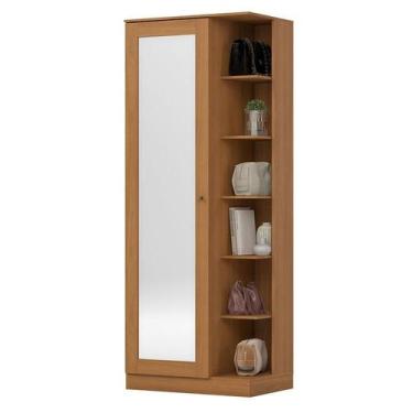 Imagem de Sapateira Duetto 01 Porta Espelho D182 Cinamomo - Henn