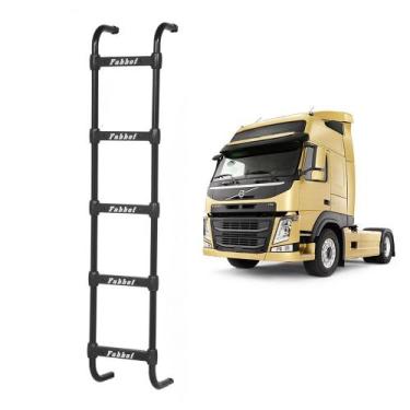 Imagem de Escada Traseira para Volvo FH NH - 5 Degraus - 1650mm Preto - Fabbof
