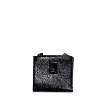 Imagem de Carteira Feminina WJ Compacta Preto, Preto, Único