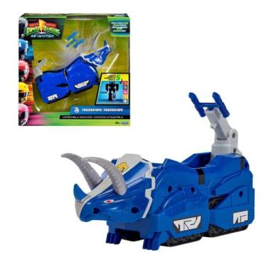 Imagem de Dinozord Ranger Azul Triceratops Power Rangers Para Montar Megazord - 