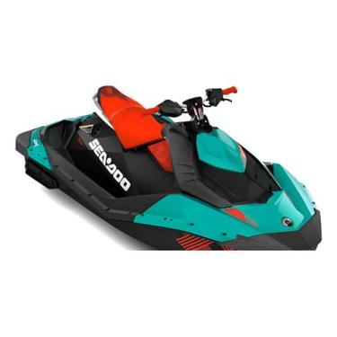 Imagem de Capa de Banco SPTS compatível Sea-Doo Spark Trixx L Vermelha